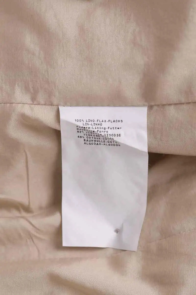 Blazer Giorgio Armani Beige en Lin