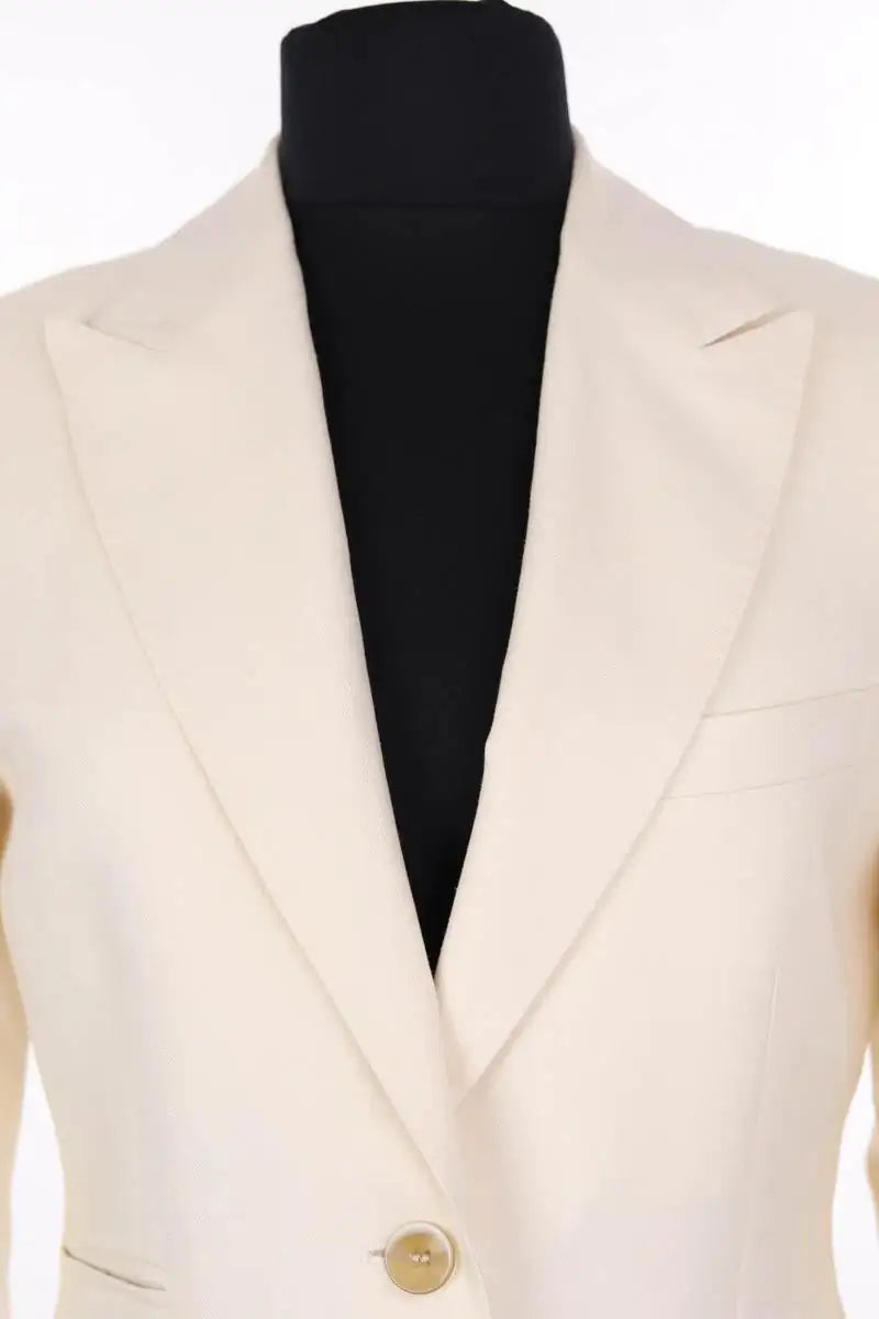 Blazer Hartwood Ecru en Laine