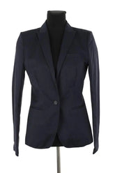 Blazer Hugo Boss Marine en Coton, taille L - Seconde Main