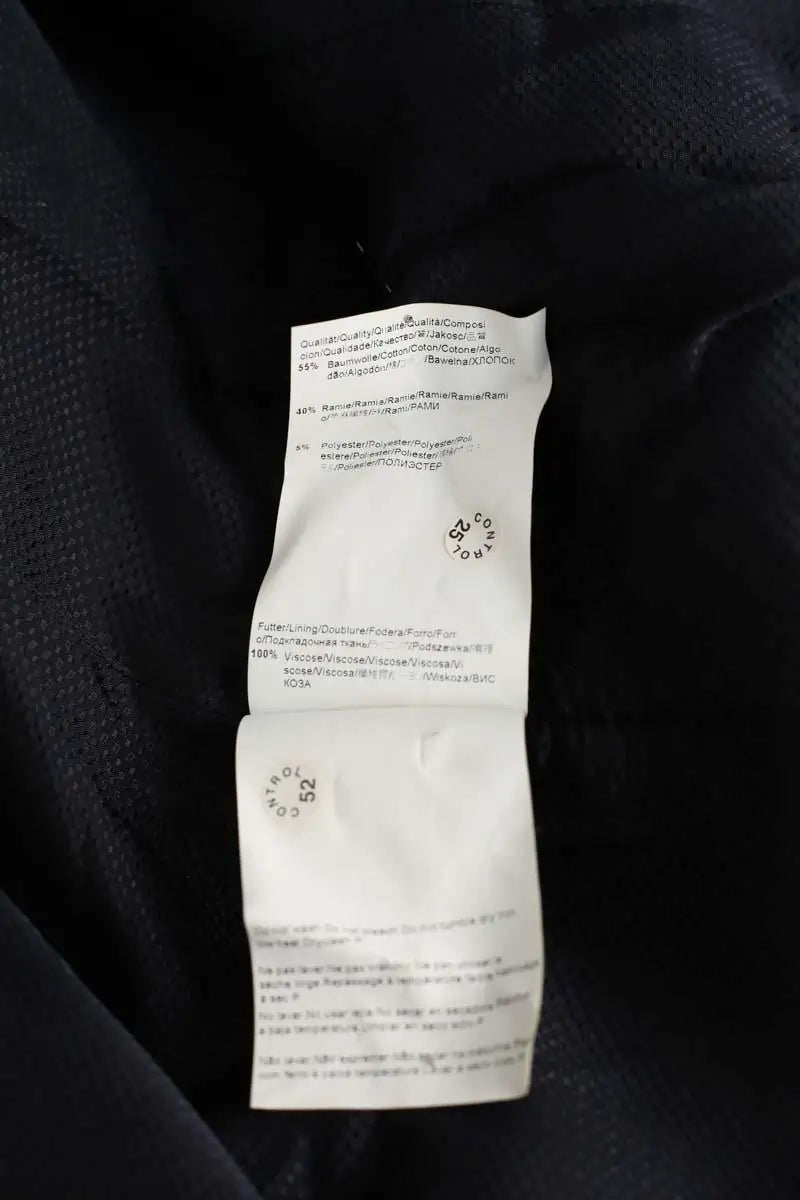 Blazer Hugo Boss Marine en Coton