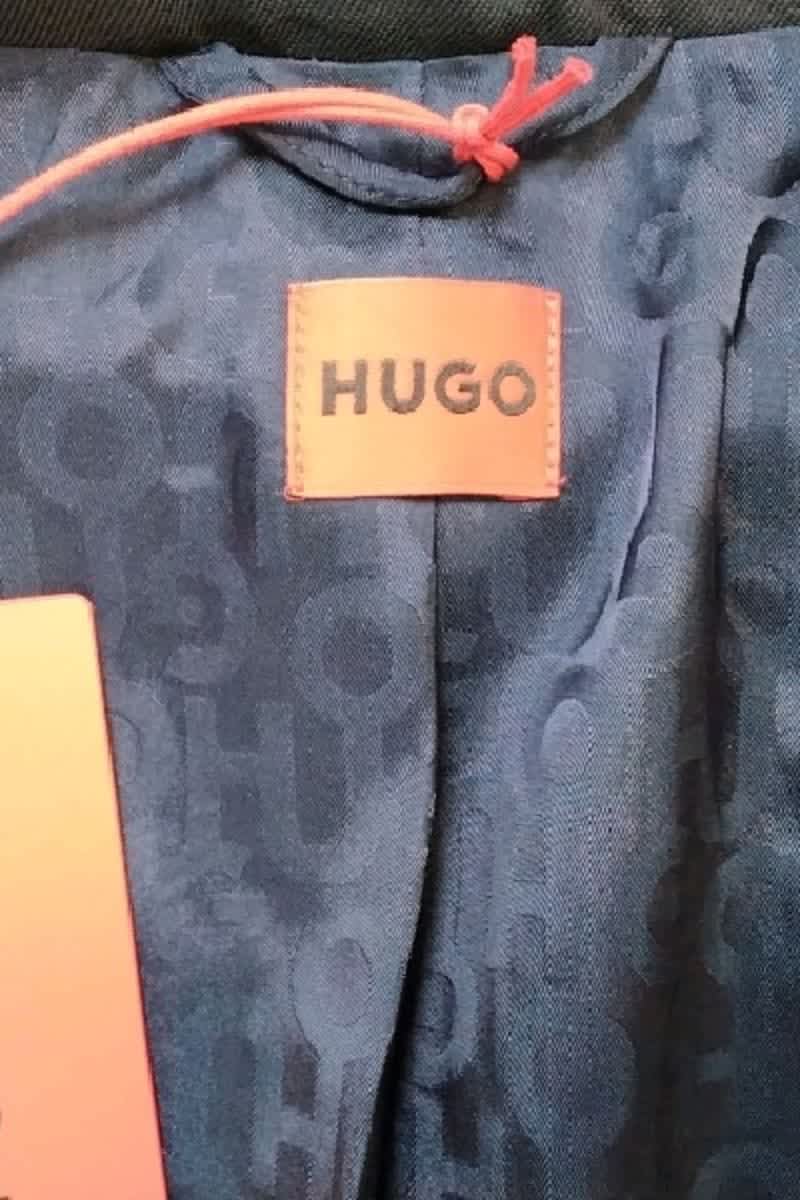 Blazer Hugo Boss Marine en Polyester