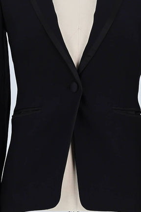 Blazer Hugo Boss Noir en Polyester