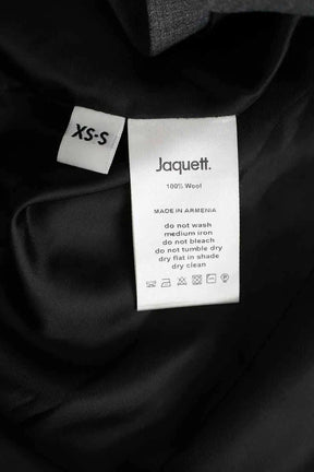 Blazer Jaquett Gris en Laine
