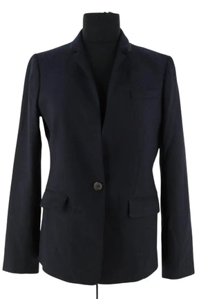 Blazer J.Crew Marine en Laine, taille M - Seconde Main