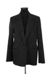 Blazer Laurence Bras Gris en Laine, taille M - Seconde Main