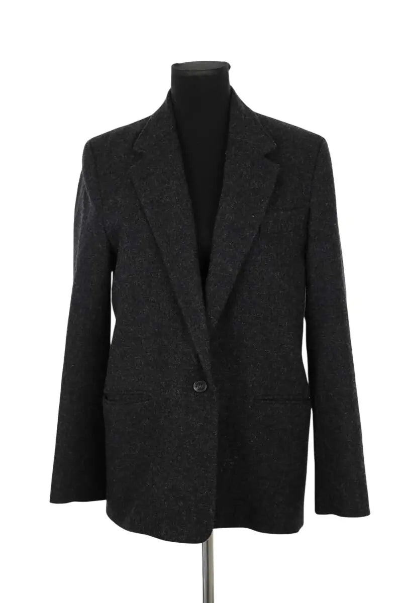 Blazer Laurence Bras Gris en Laine, taille M - Seconde Main