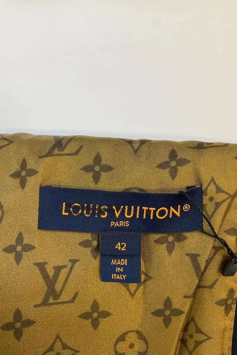 Blazer Louis Vuitton Bleu en Viscose