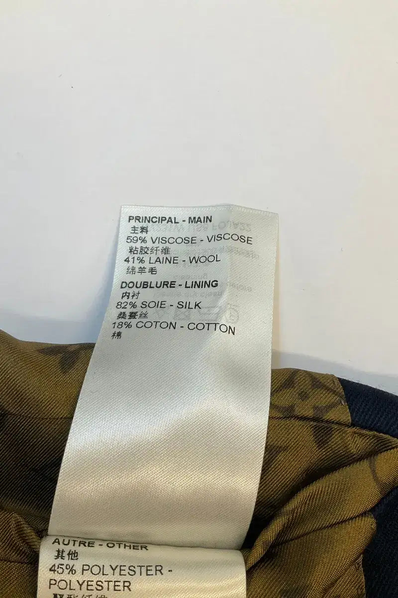 Blazer Louis Vuitton Bleu en Viscose