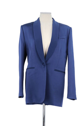 Blazer Maison Sarah Lavoine Bleu en Viscose, taille XS - Seconde Main