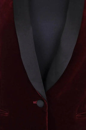 Blazer Maison Sarah Lavoine Bordeaux en Coton