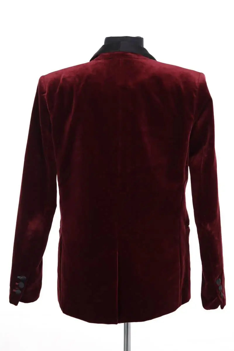 Blazer Maison Sarah Lavoine Bordeaux en Coton