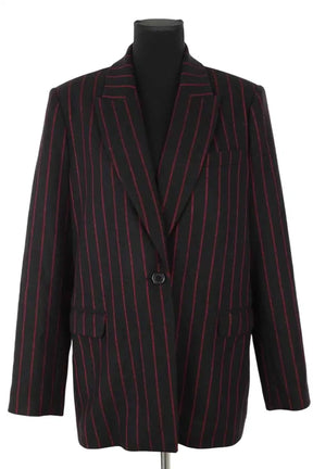 Blazer Maison Sarah Lavoine Noir en Laine, taille M - Seconde Main