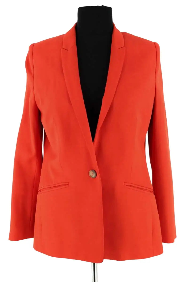 Blazer Maison Sarah Lavoine Rouge en Synthétique, taille XS - Seconde Main