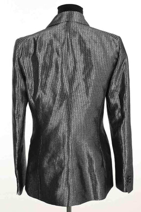 Blazer Maje Argent en Synthétique