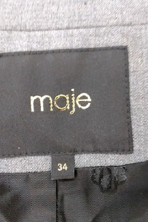Blazer Maje Gris en Viscose