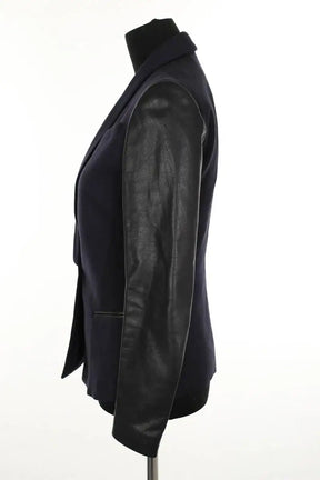 Blazer Maje Marine en Laine
