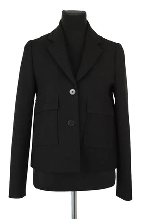 Blazer Maje Noir en Polyester, taille S - Seconde Main