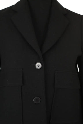 Blazer Maje Noir en Polyester