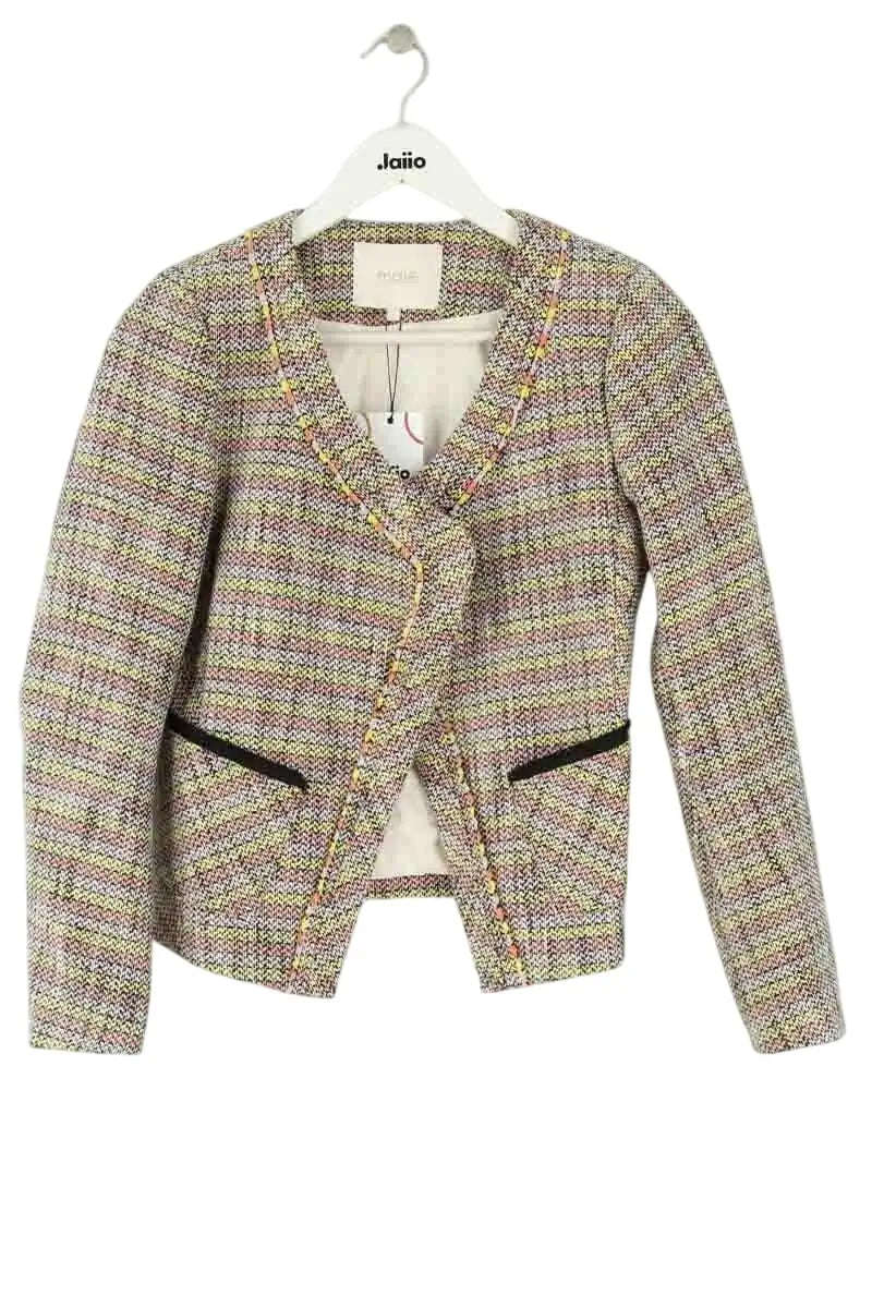 Blazer Maje Rose en Coton, taille S - Seconde Main