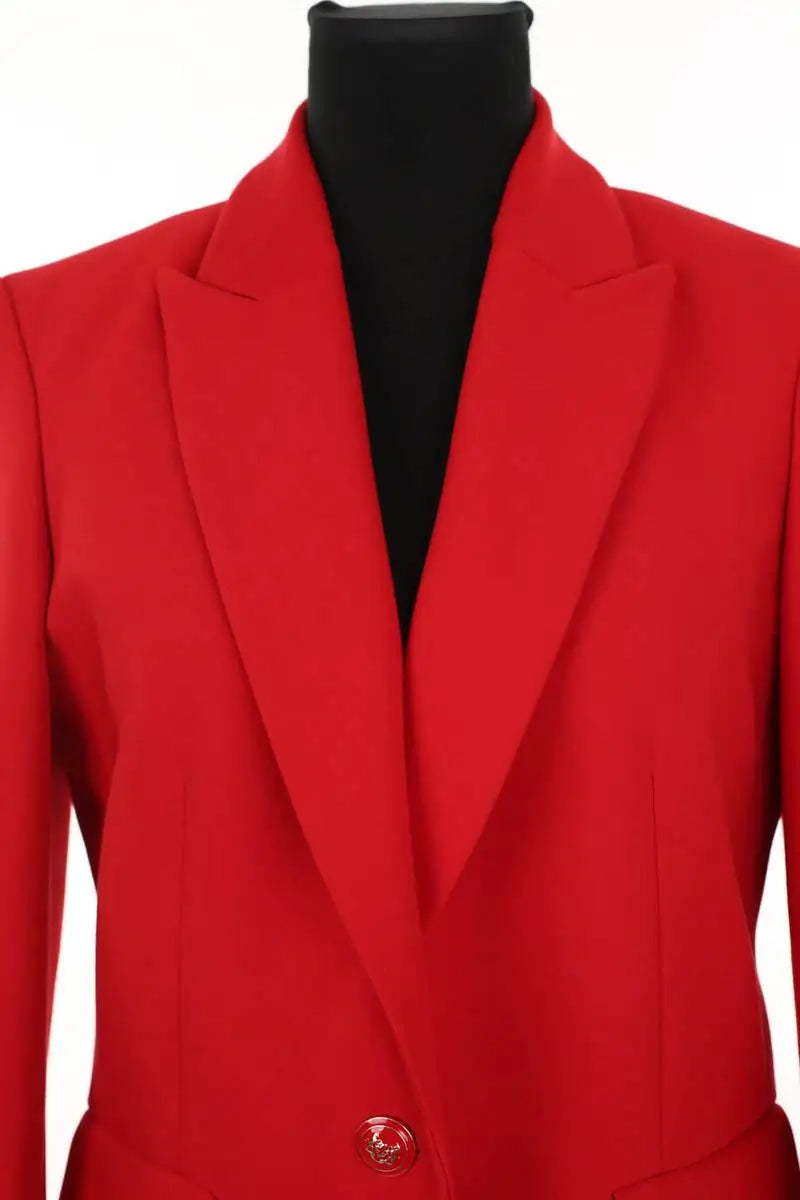 Blazer Maje Varmin Rouge en Polyester