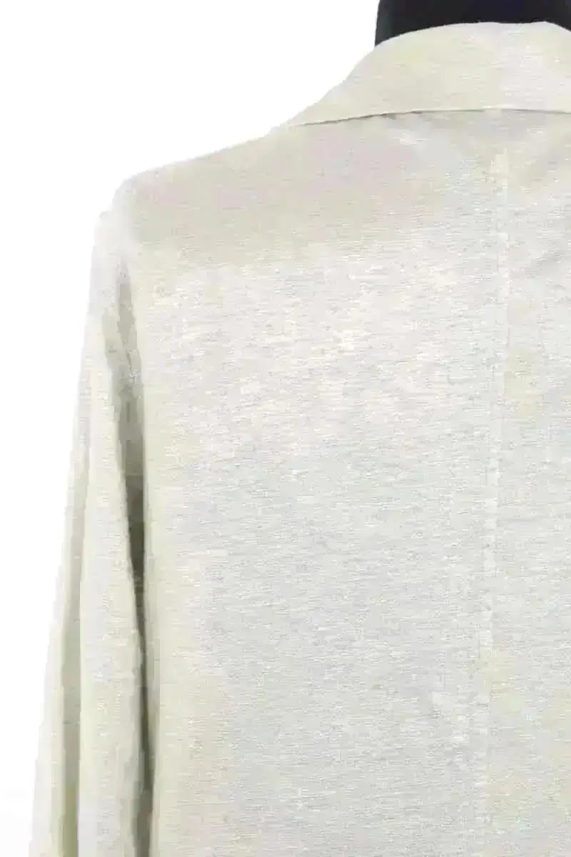 Blazer Majestic Filatures Argent en Lin