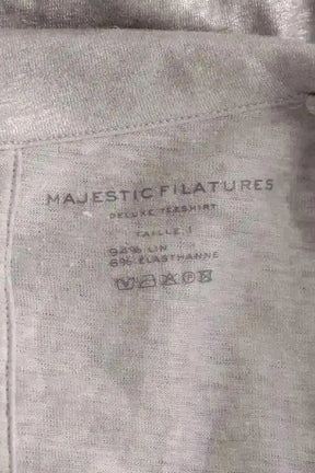 Blazer Majestic Filatures Argent en Lin