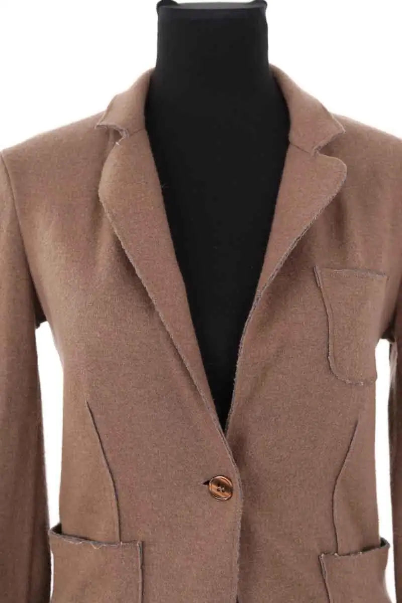 Blazer Majestic Filatures Marron en Cachemire