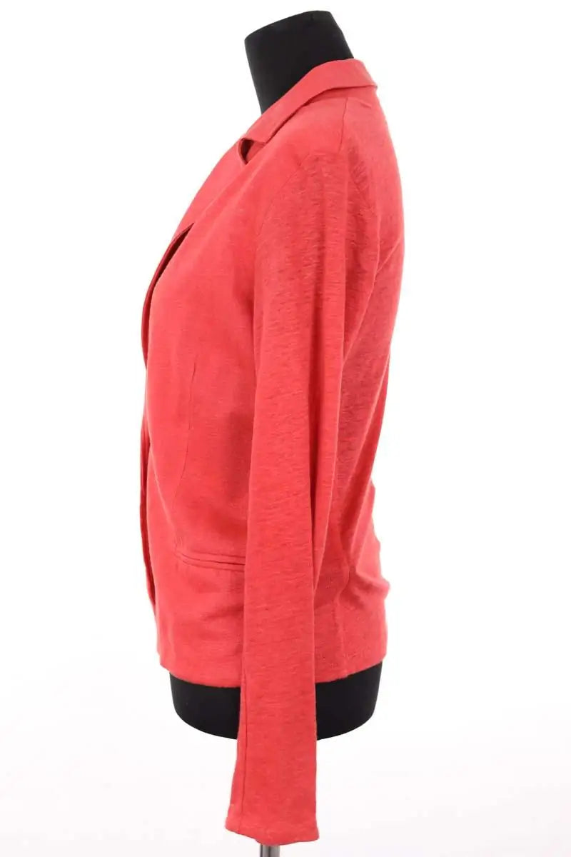 Blazer Majestic Filatures Rouge en Lin