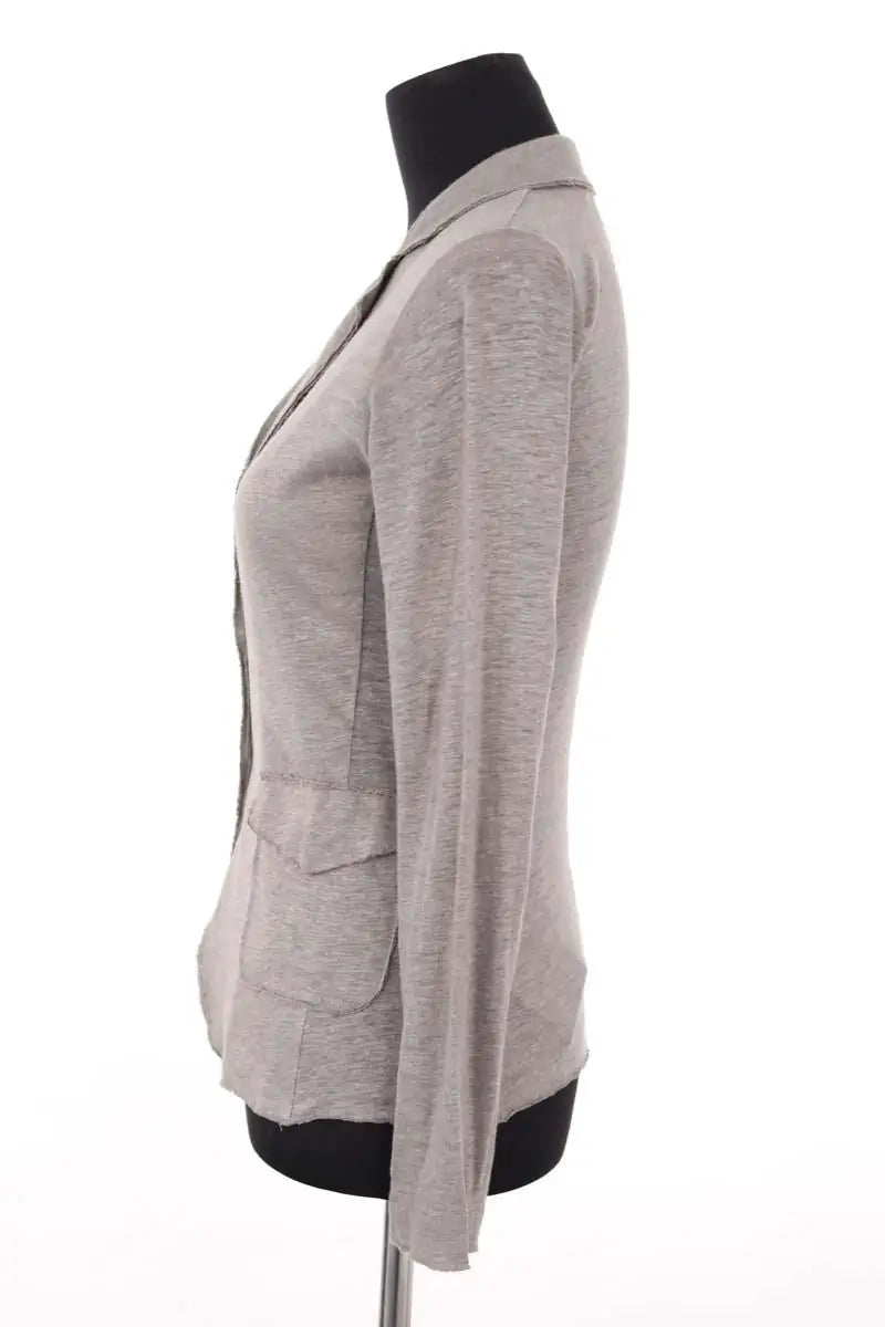 Blazer Majestic Filatures Vert en Lin