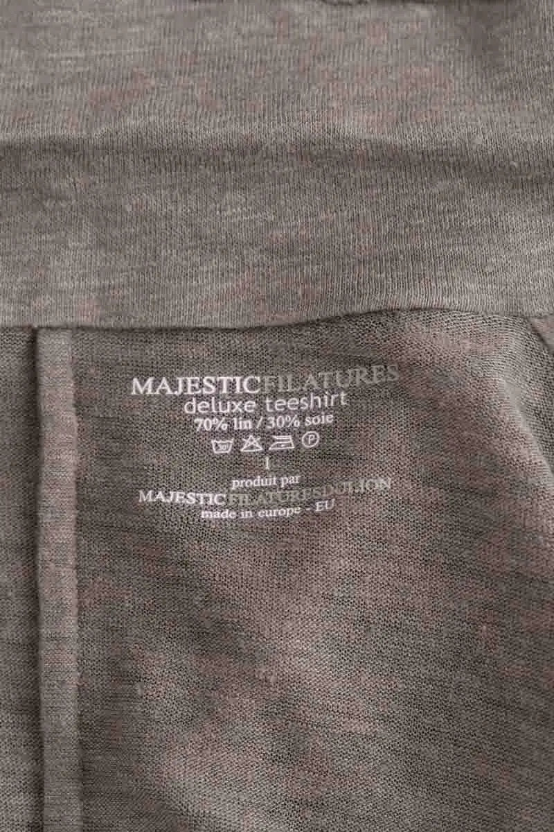 Blazer Majestic Filatures Vert en Lin