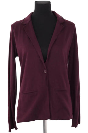 Blazer Majestic Filatures Violet en Coton, taille S - Seconde Main