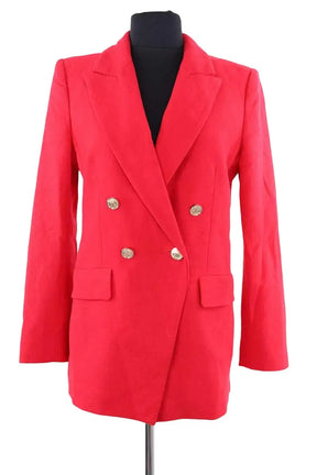 Blazer Marella Rouge en Coton, taille S - Seconde Main