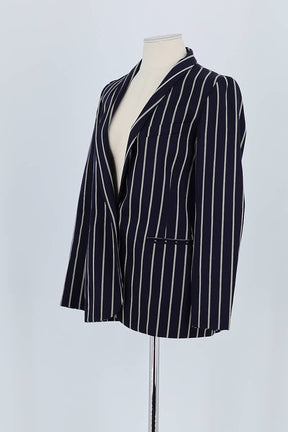 Blazer Margaux Lonnberg Marine en Laine