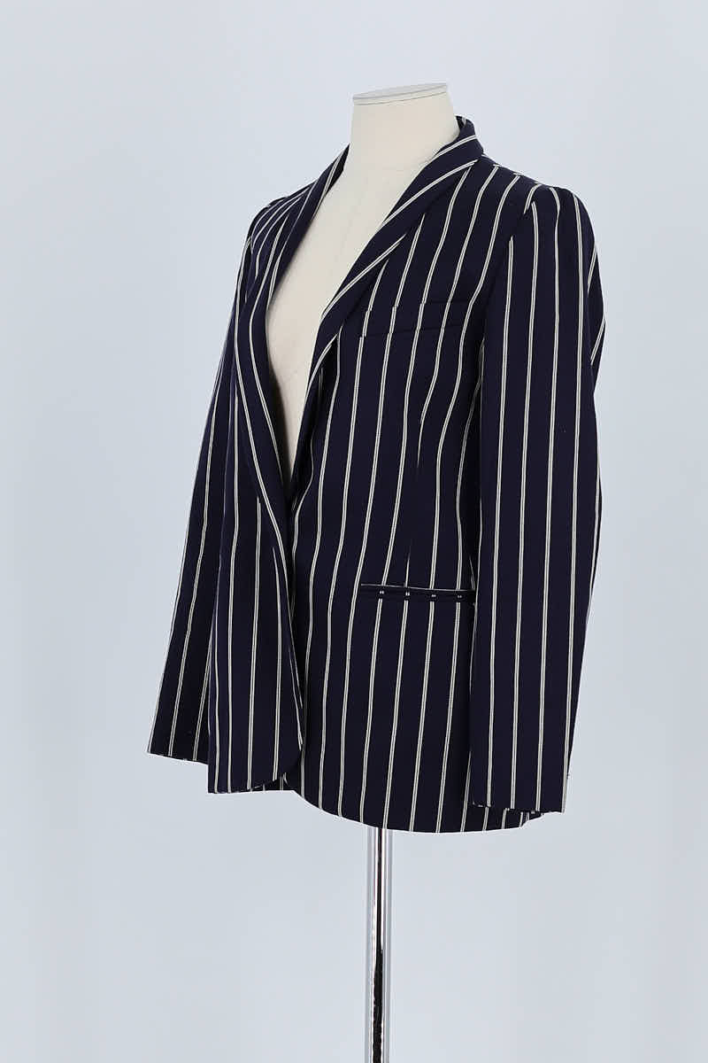 Blazer Margaux Lonnberg Marine en Laine