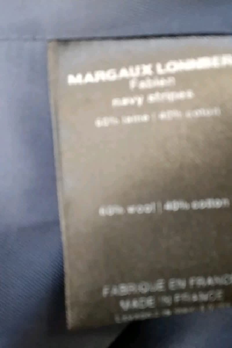Blazer Margaux Lonnberg Marine en Laine