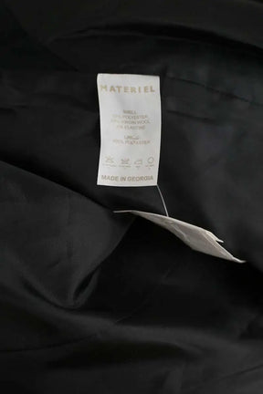 Blazer Materiel Noir en Polyester