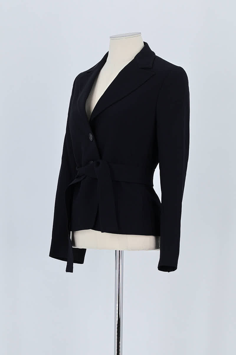 Blazer Max Mara Noir en Coton
