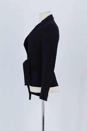 Blazer Max Mara Noir en Coton