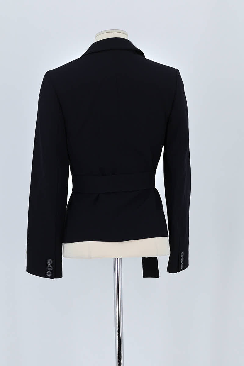 Blazer Max Mara Noir en Coton