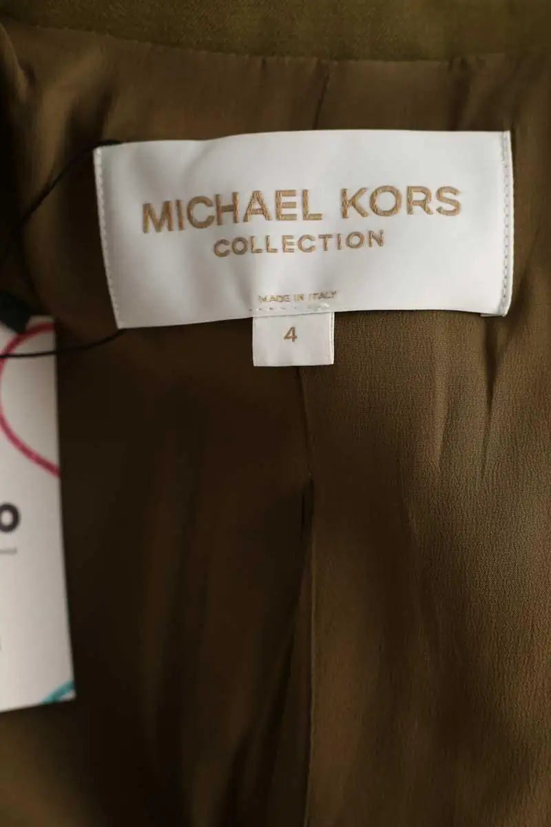 Blazer Michael Kors Kaki en Laine