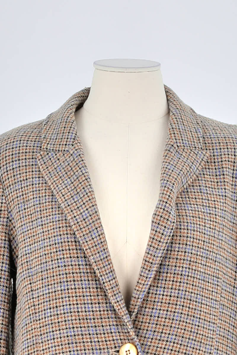 Blazer Momoni Marron en Laine