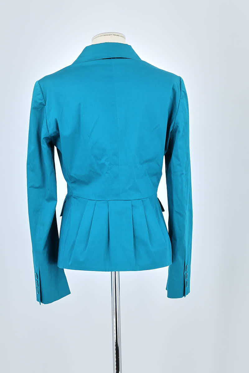 Blazer Moschino Turquoise en Coton