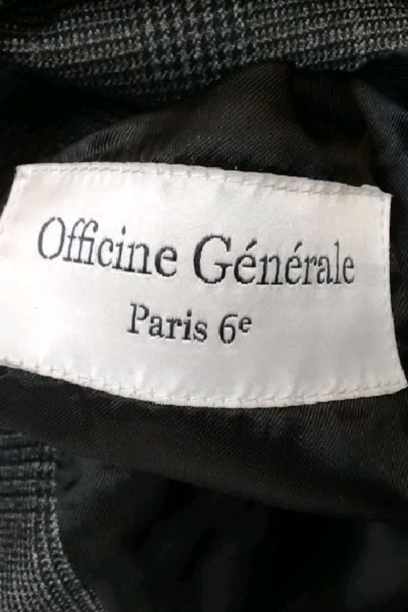 Blazer Officine Générale Gris en Laine