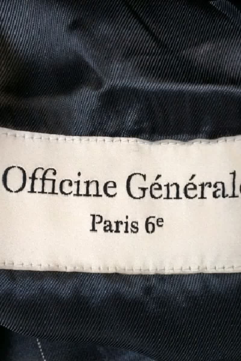 Blazer Officine Générale Marine en Laine