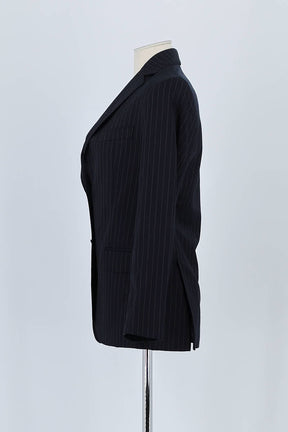 Blazer Officine Générale Marine en Laine