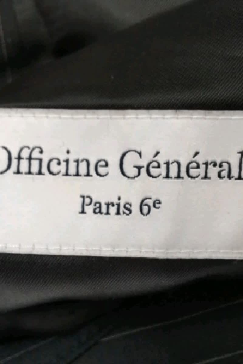 Blazer Officine Générale Marine en Laine