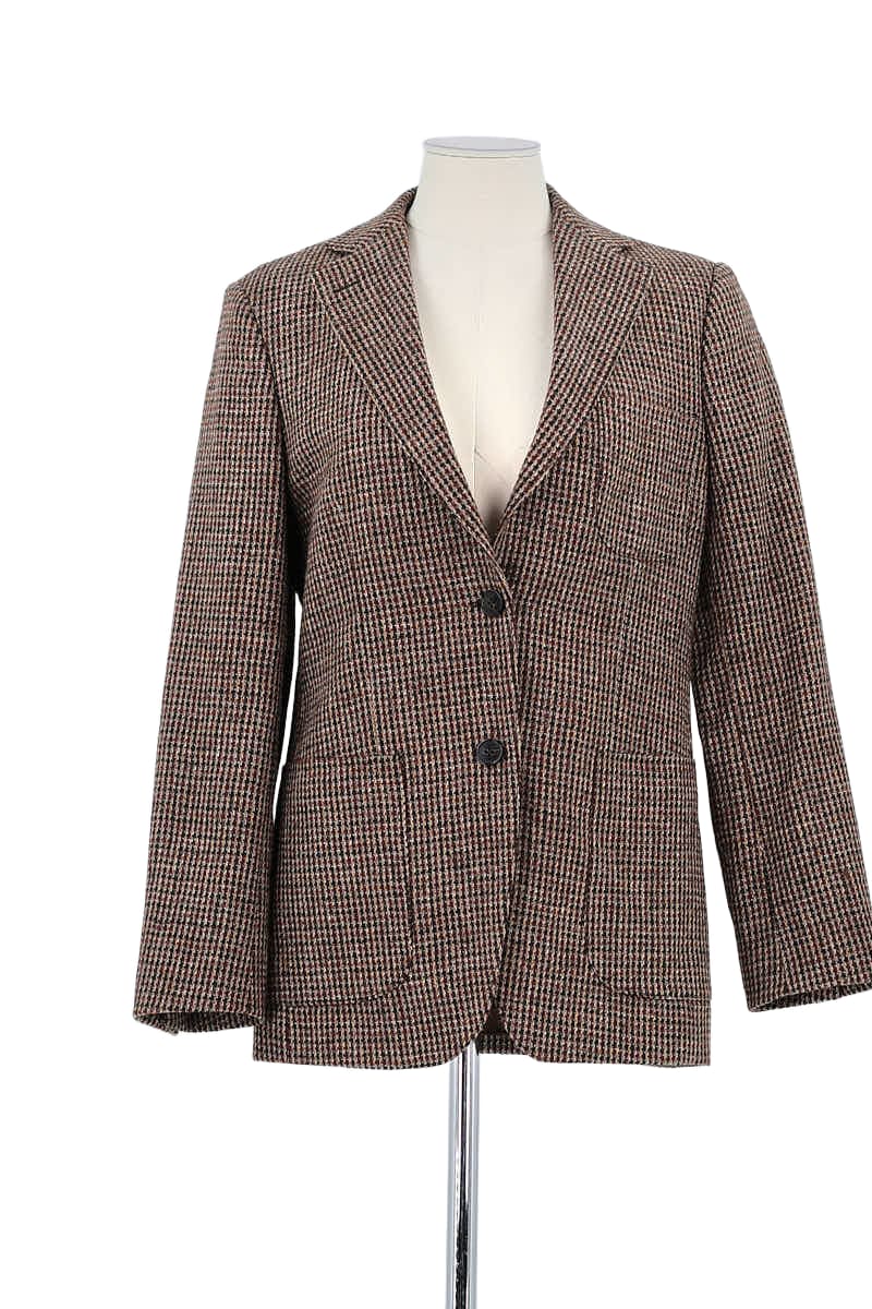 Blazer Officine Générale Marron en Laine, taille XS - Seconde Main