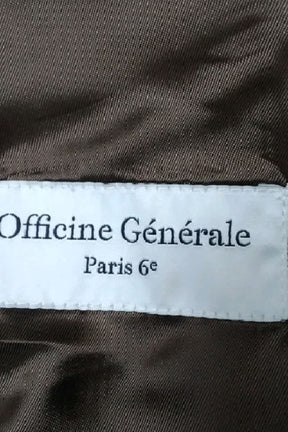 Blazer Officine Générale Marron en Laine