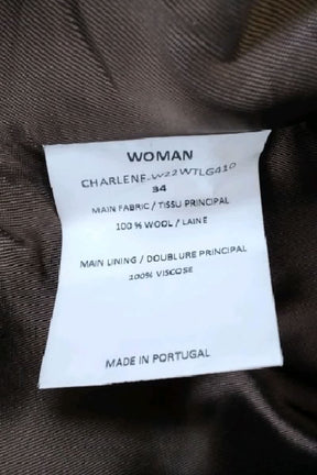 Blazer Officine Générale Marron en Laine