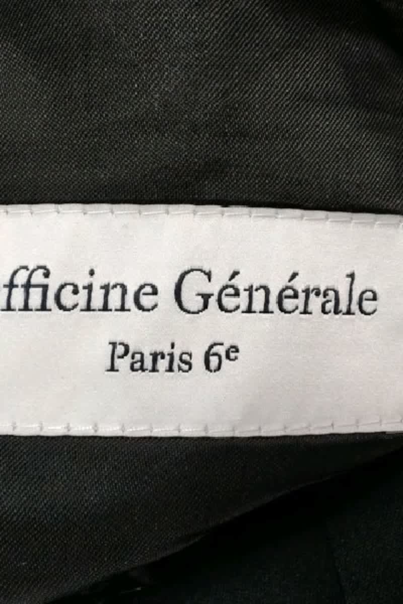 Blazer Officine Générale Noir en Coton